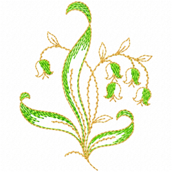 Flowers And Tree Embroidery Design 6 Flowers And Tree Embroidery Design 6